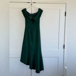 Eliza J Green Asymmetrical One Shoulder Cocktail Gown